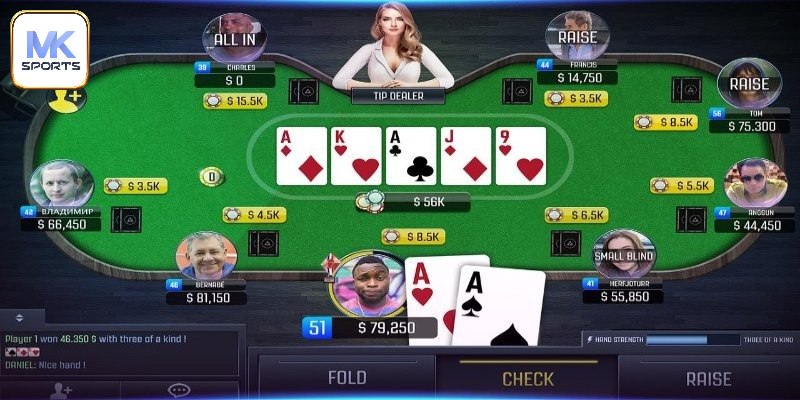 Bí quyết chơi poker MK SPORT thắng bất bại