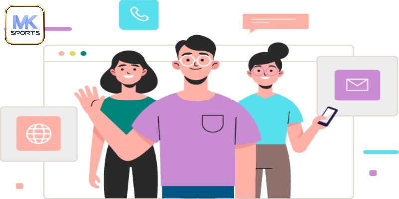 Tiến hành liên hệ MK SPORT thông qua email