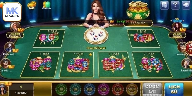 Tỷ lệ trả thưởng trong siêu phẩm bầu cua